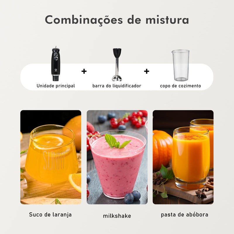 Mini liquidificador sofisticado